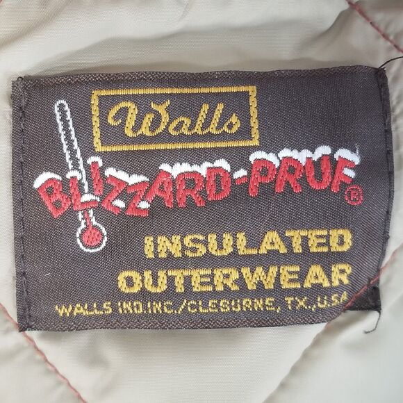 Walls blizzard-pruf puffer vest men’s xl extra large Rust orange vintage USA - Picture 12 of 12